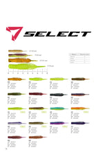 Load image into Gallery viewer, Select Snack 2" (52mm) fishing lures . 7 pcs. per pack