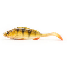 Load image into Gallery viewer, Angry Lures. Perch paddle tail lures 7.5cm - 15.5cm.