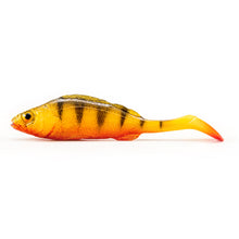 Load image into Gallery viewer, Angry Lures. Perch paddle tail lures 7.5cm - 15.5cm.