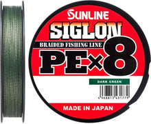 Laden Sie das Bild in den Galerie-Viewer, Sunline Siglon x8 strand PE fishing braid. 150m - 165 yds .