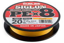 Laden Sie das Bild in den Galerie-Viewer, Sunline Siglon x8 strand PE fishing braid. 150m - 165 yds .
