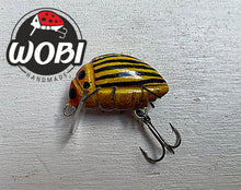 Загрузить изображение в средство просмотра галереи, Wobi Bug Surface fishing lure. 100 % hand made hard lure.
