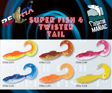 Load image into Gallery viewer, Relax SUPER FISH 4" TWISTER TAIL
