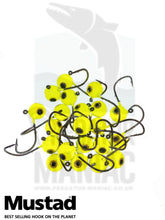 Load image into Gallery viewer, Mustad micro jig head. Hand painted . #1 hook size. 3 pcs.