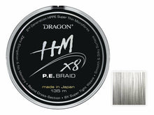 Загрузить изображение в средство просмотра галереи, Dragon HM x8 fishing braid. 8-strand fishing line 135m