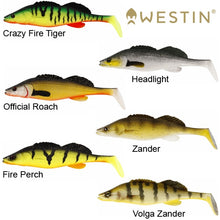 Laden Sie das Bild in den Galerie-Viewer, Westin ZanderTeez Shadtail 17cm - 56g. 1 pcs per pack. Sale up to 50% off.