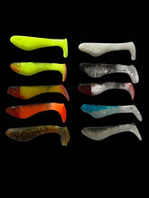 Load image into Gallery viewer, Relax lures 50 pcs. perch fishing lures set. Soft 2"plastics lures
