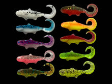 Load image into Gallery viewer, Relax lures 50 pcs. perch fishing lures set. Soft 2"plastics lures
