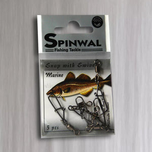 Spinwal Snap with swivel. Fishing loop. 100% hand made.