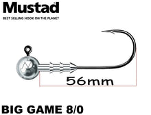 Load image into Gallery viewer, Mustad Big Game jig heads. 3 pcs.
