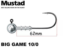Load image into Gallery viewer, Mustad Big Game jig heads. 3 pcs.
