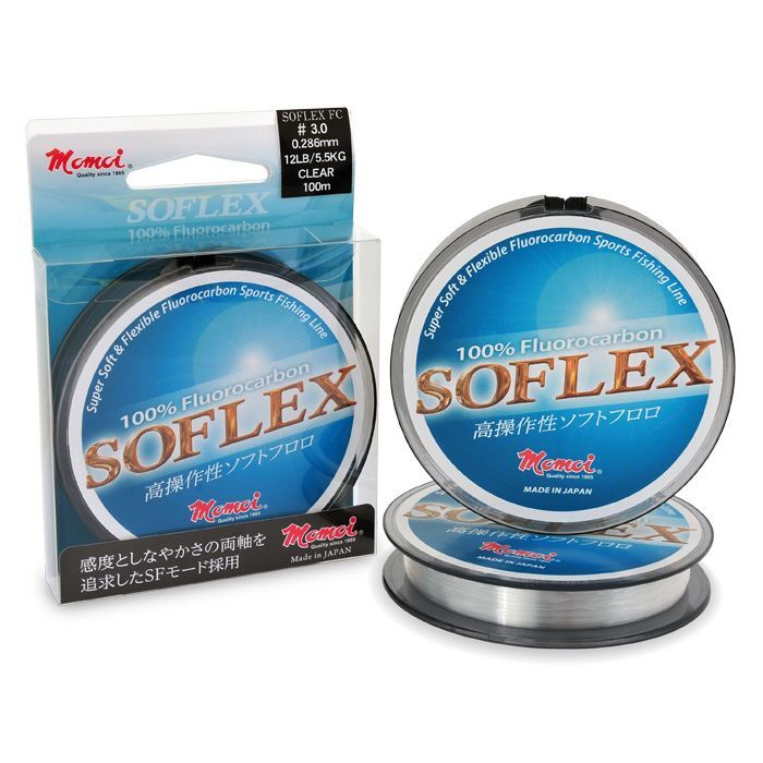 Momoi Soflex 100% fluorocarbon. Fishing line 50m spool