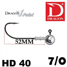 Load image into Gallery viewer, Dragon Speed HD 40 Jig heads . 3 pcs.
