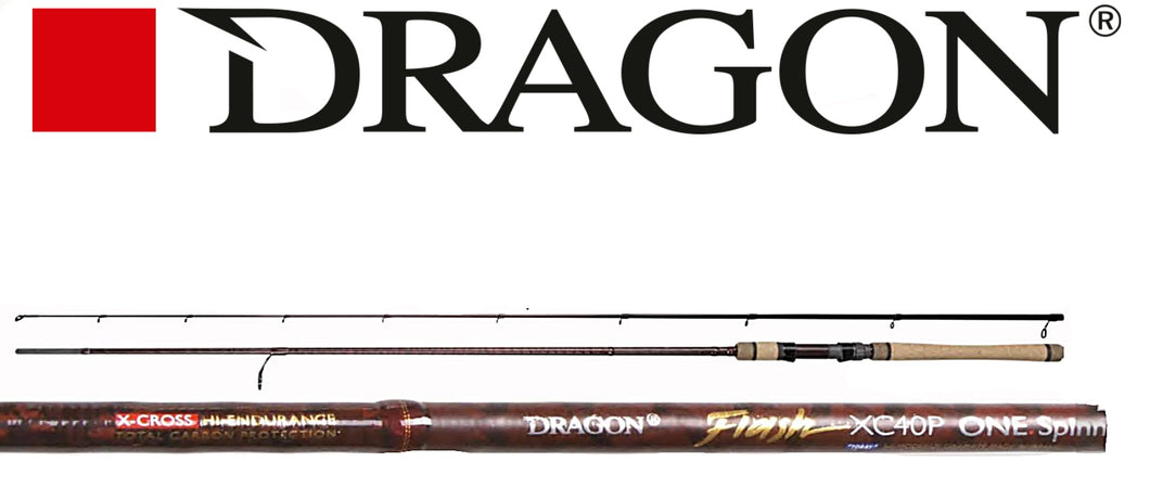 Dragon Flash XC40P Spinning Rod 2-section.