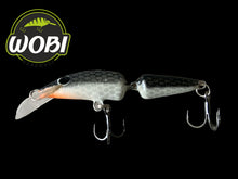 Load image into Gallery viewer, Wobi Bleak Jointed  65mm - 4g . 100% Hand made crank bait. Hard lure
