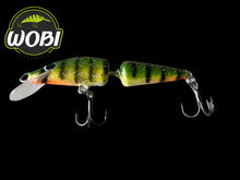 Load image into Gallery viewer, Wobi Bleak Jointed  65mm - 4g . 100% Hand made crank bait. Hard lure

