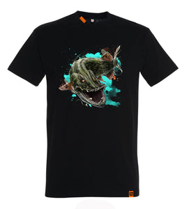 Crow Fishing Bad Pike T-shirt . Fishing wear