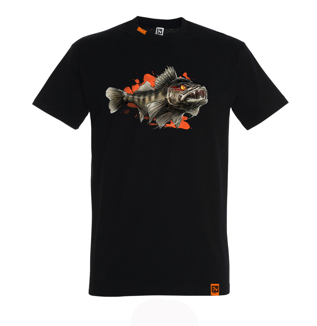 Crow Fishing Bad Zander T-shirt . Fishing wear