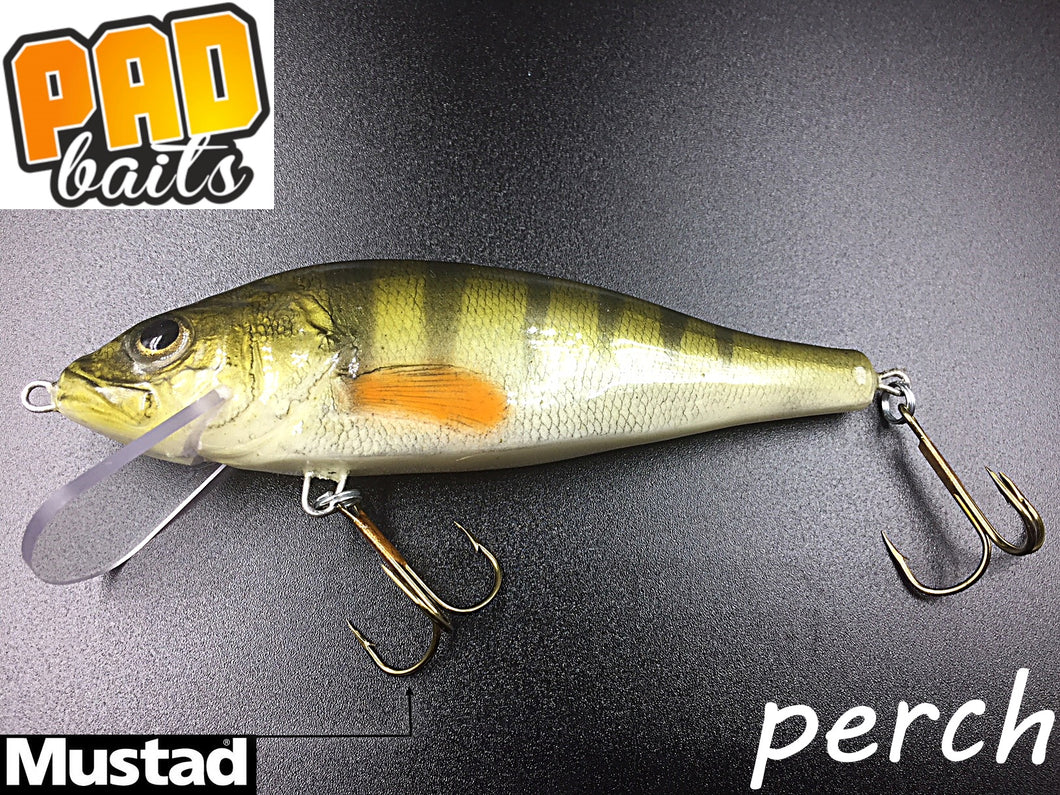 Pad baits perch crank bait. 12cm-32g floating wobbler. Sale