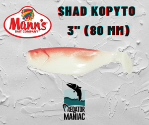 Mann's Shad Kopyto - 3" (80 mm)