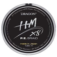 Cargar imagen en el visor de la galería, Dragon HM x8 fishing braid. 8-strand fishing line 135m

