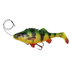 Savage gear 4D line thru perch. 20cm - 100g . Paddle tail realistic lures.