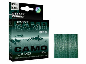 Dragon Street Fishing Camo braid line 150m.